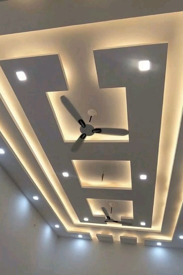 Multi-level gypsum ceiling